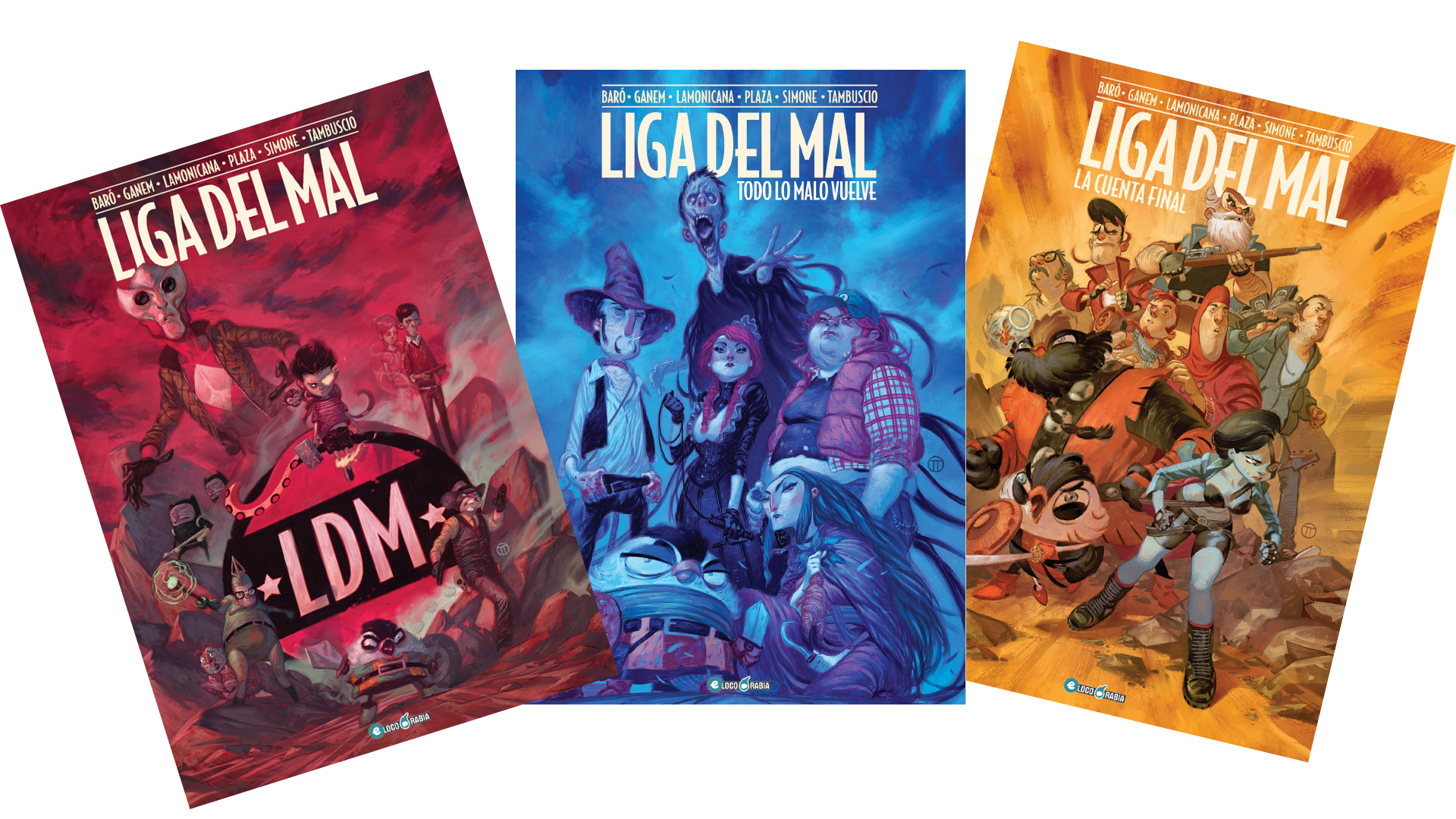 Liga del Mal, una alianza de autores argentinos con alma de villanos