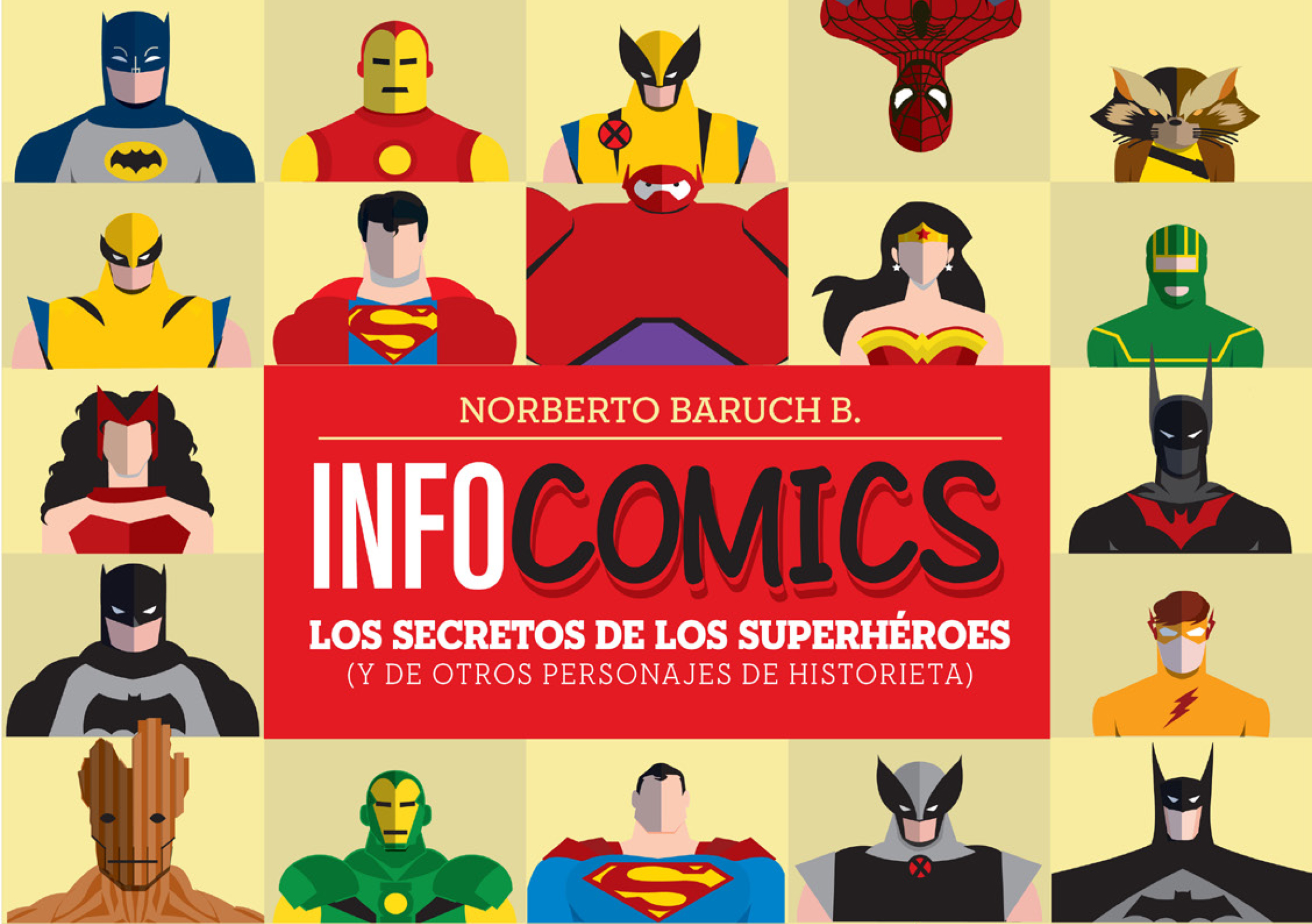 Infocómics, los secretos de los superhéroes
